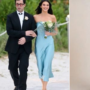 BEC AND BRIDGE MOON DANCE STRAPLESS DRESS